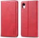 Apple iPhone XR Retro Portemonnee Hoesje Rood afbeelding 3