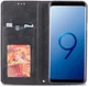 Samsung Galaxy S9 Retro Portemonnee Hoesje Zwart afbeelding 2