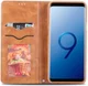 Samsung Galaxy S9 Retro Portemonnee Hoesje Bruin afbeelding 2