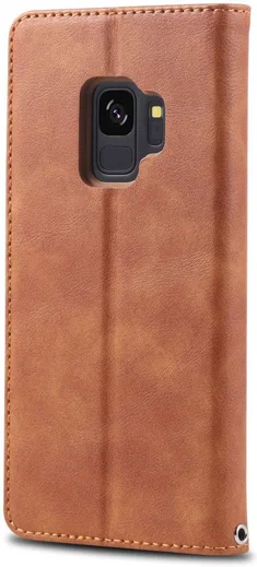 Samsung Galaxy S9 Retro Portemonnee Hoesje Bruin afbeelding 6