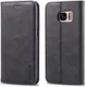 Samsung Galaxy S7 Retro Portemonnee Hoesje Zwart afbeelding 4