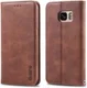 Samsung Galaxy S7 Retro Portemonnee Hoesje Coffee afbeelding 3