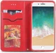 Apple iPhone 6(S) Retro Portemonnee Hoesje Rood afbeelding 1