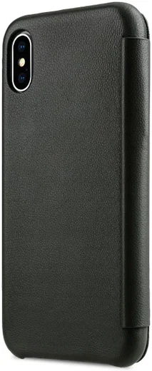 Melkco Origin Apple iPhone XS Book Case Echt Leer Groen afbeelding 5