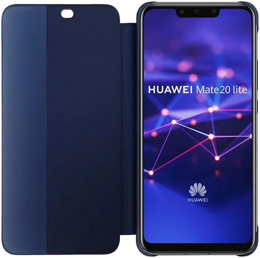 Huawei Mate 20 Lite View Cover Blauw afbeelding 2