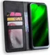 Motorola Moto G7 Vintage Portemonnee Hoesje Zwart afbeelding 1
