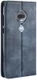 Motorola Moto G7 Vintage Portemonnee Hoesje Blauw afbeelding 6