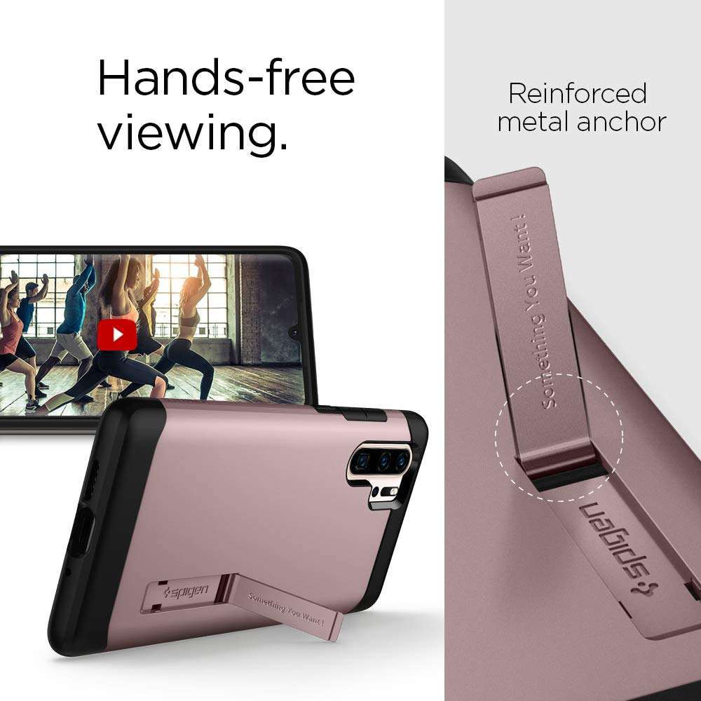Spigen Slim Armor Hoesje Huawei P30 Pro Rose Gold afbeelding 4