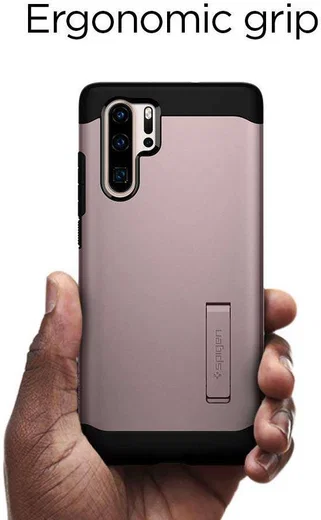 Spigen Slim Armor Hoesje Huawei P30 Pro Rose Gold afbeelding 6