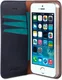 Melkco Italian Cowhide Apple iPhone 5 / 5S / SE Book Case Blauw afbeelding 1