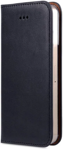 Melkco Italian Cowhide Apple iPhone 5 / 5S / SE Book Case Blauw afbeelding 2