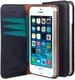 Melkco Italian Cowhide Apple iPhone 5 / 5S / SE Book Case Blauw afbeelding 5