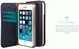 Melkco Italian Cowhide Apple iPhone 5 / 5S / SE Book Case Blauw afbeelding 7
