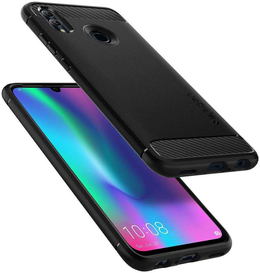 Spigen Rugged Armor Hoesje Huawei P Smart (2019) Zwart afbeelding 3