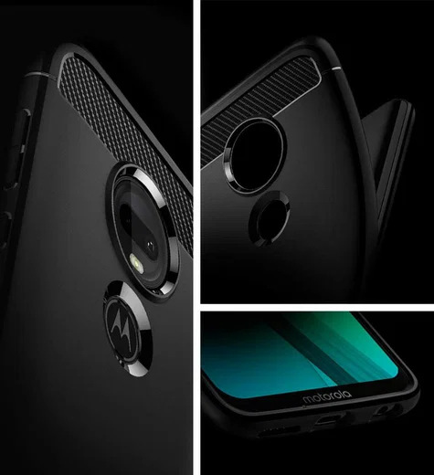 Spigen Rugged Armor Hoesje Motorola Moto G7 Zwart afbeelding 9