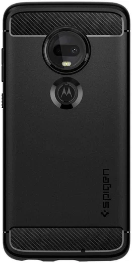 Spigen Rugged Armor Hoesje Motorola Moto G7 Zwart afbeelding 11