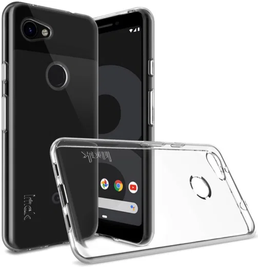 IMAK UX-5 Series Google Pixel 3A Hoesje Flexibel TPU Transparant afbeelding 2