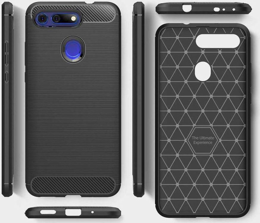Honor View 20 Geborsteld TPU Hoesje Blauw afbeelding 5