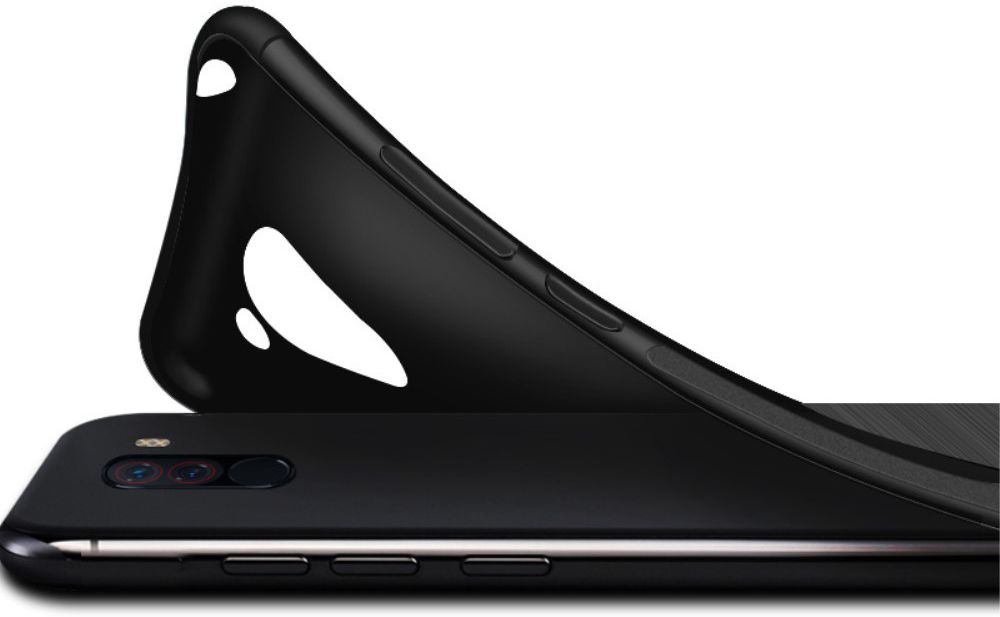 IMAK Vega Series Sony Xperia L3 Hoesje Geborsteld TPU Zwart afbeelding 2