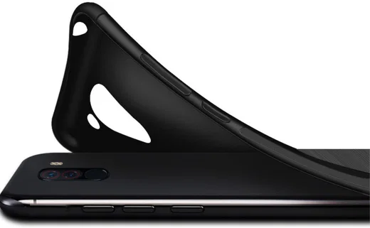 IMAK Vega Series Sony Xperia L3 Hoesje Geborsteld TPU Zwart afbeelding 2