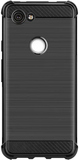 IMAK Vega Series Google Pixel 3A Hoesje Geborsteld TPU Zwart afbeelding 3