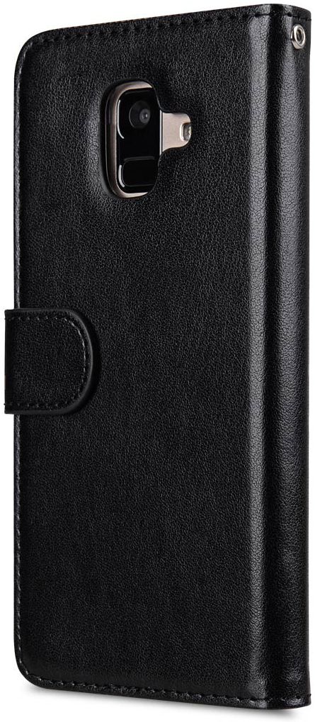 Melkco Book Cover Samsung Galaxy A6 Hoesje Zwart afbeelding 2