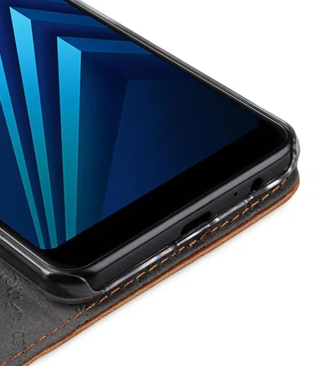 Melkco Book Cover Samsung Galaxy J6 (2018) Hoesje Bruin afbeelding 4
