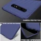 Samsung Galaxy S10 Plus Twill Slim Texture Back Cover Blauw afbeelding 8