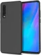 Huawei P30 Twill Slim Texture Back Cover Zwart afbeelding 1