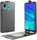 Huawei P30 Lite Verticaal Flip Hoesje Zwart afbeelding 1