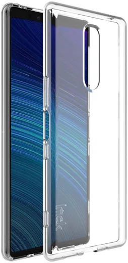 IMAK UX-5 Series Sony Xperia 1 Hoesje Flexibel en Dun TPU Transparant afbeelding 1