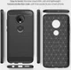 Motorola Moto G7 Plus Geborsteld TPU Hoesje Zwart afbeelding 6