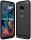 Motorola Moto G7 Power Geborsteld TPU Hoesje Zwart afbeelding 1