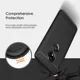 Motorola Moto G7 Power Geborsteld TPU Hoesje Zwart afbeelding 4