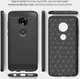 Motorola Moto G7 Power Geborsteld TPU Hoesje Zwart afbeelding 7