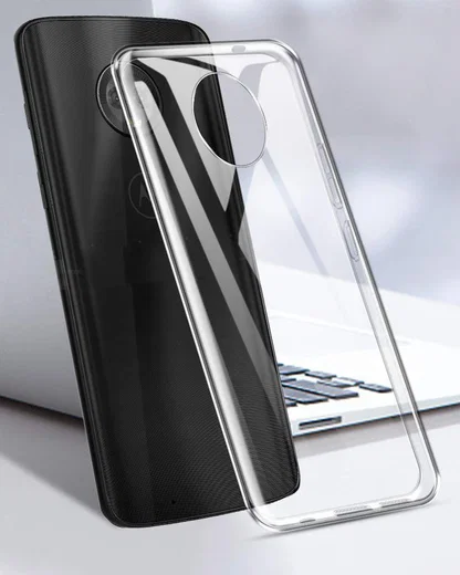 Motorola Moto G7 Plus Hoesje Dun TPU Transparant afbeelding 2