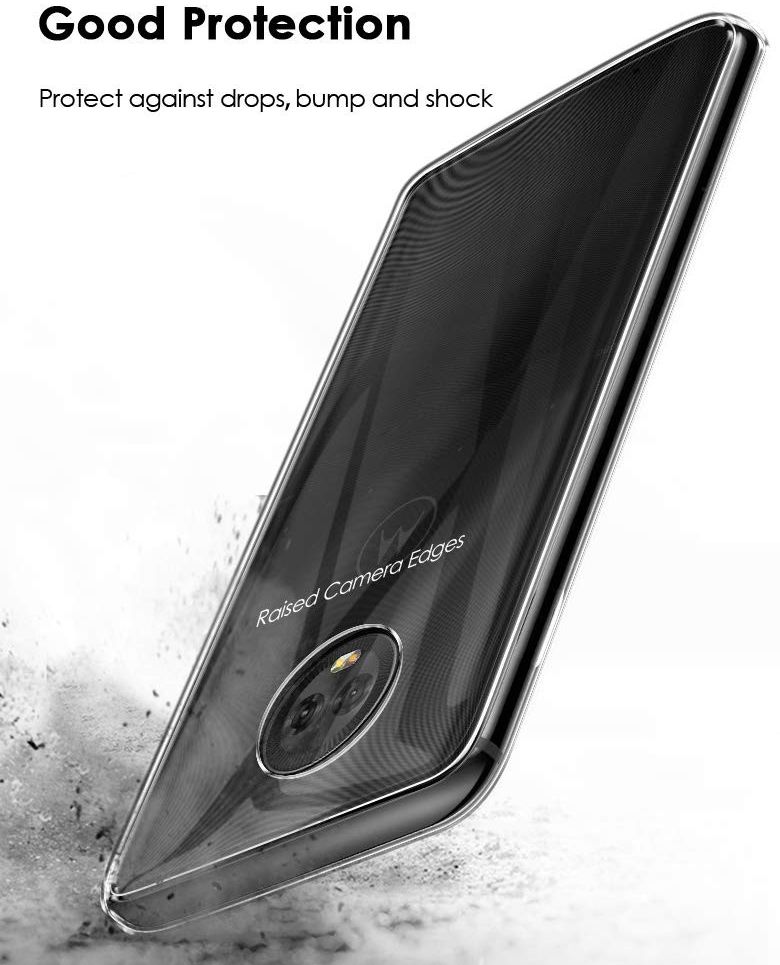 Motorola Moto G7 Plus Hoesje Dun TPU Transparant afbeelding 4