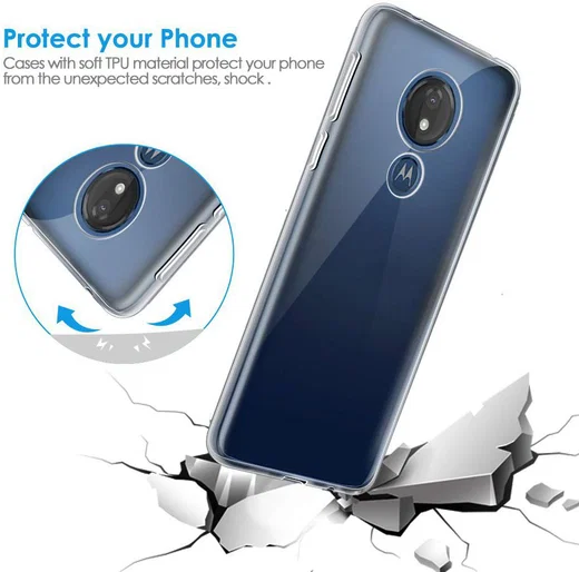 Motorola Moto G7 Power TPU Hoesje Transparant afbeelding 2