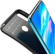 Huawei Y7 (2019) Siliconen Carbon Hoesje Zwart afbeelding 2