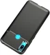 Huawei Y7 (2019) Siliconen Carbon Hoesje Zwart afbeelding 4