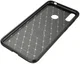 Huawei Y7 (2019) Siliconen Carbon Hoesje Zwart afbeelding 5