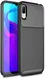 Huawei Y6s / Y6 (2019) Hoesje Siliconen Carbon Zwart afbeelding 1