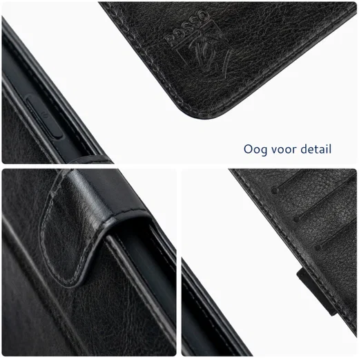Rosso Element Samsung Galaxy A40 Hoesje Book Cover Zwart afbeelding 6