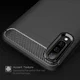 Samsung Galaxy A50 Geborsteld TPU Hoesje Zwart afbeelding 5