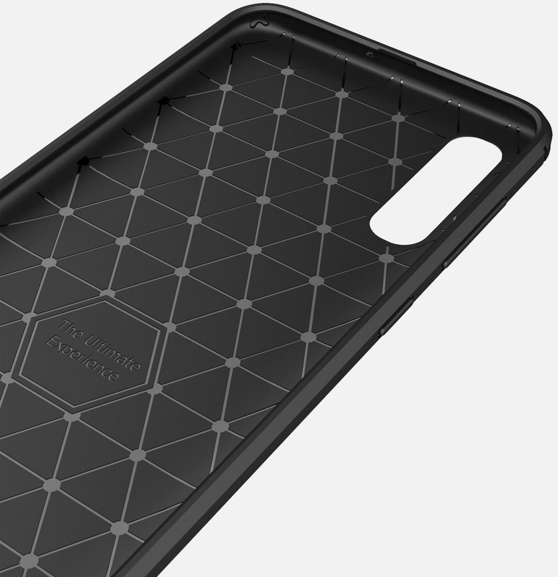 Samsung Galaxy A50 Hoesje Geborsteld TPU Blauw afbeelding 9