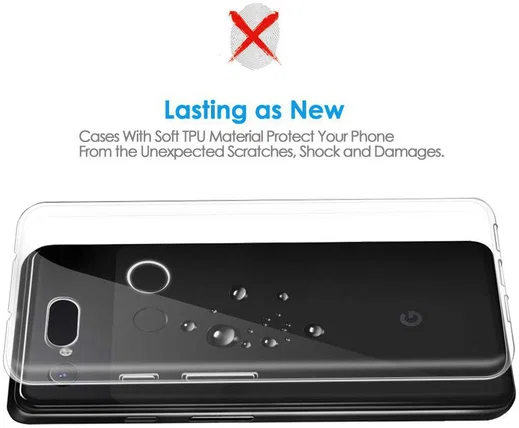 Google Pixel 3A XL Hoesje Dun TPU Transparant afbeelding 5