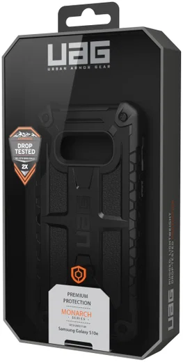 Urban Armor Gear Monarch Hoesje Samsung Galaxy S10E Black afbeelding 14