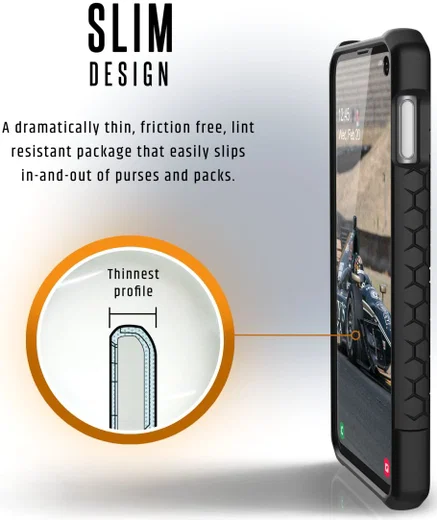 Urban Armor Gear Monarch Hoesje Samsung Galaxy S10E Black afbeelding 6