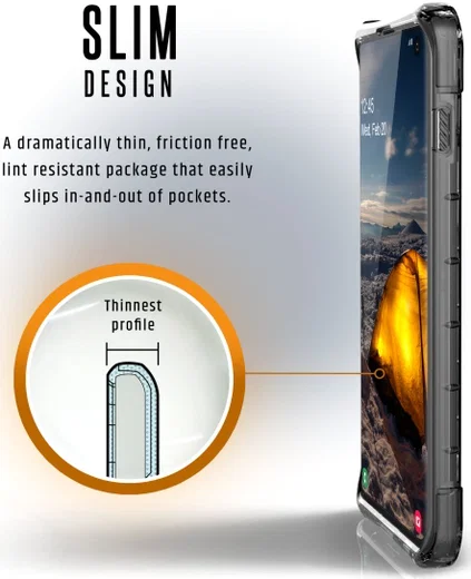 Urban Armor Gear Plyo Hoesje Samsung Galaxy S10 Ice afbeelding 6