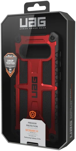 Urban Armor Gear Monarch Hoesje Samsung Galaxy S10 Plus Crimson afbeelding 15